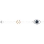 Swarovski Women's Symbols Evil Eye, Flower, Feather, Moon, Heart, Lucky Charm, Faith, Dragonfly Crystal Bracelet Collection