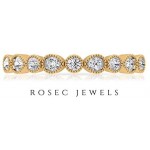 Half Eternity Band Ring, 1/4 CT Round Shaped 2 MM HI-SI Diamond Ring, Stackable Gold Jewelry, Fine Jewelery Collection, Proposal Ring for Her, 18K Gold Half Eternity Band Ring, 1/4 CT Round Shaped 2 MM HI-SI Diamond Ring, Stackable Gold Jewelry, Fine Jewelery Collection, Proposal Ring for Her, 18K Gold